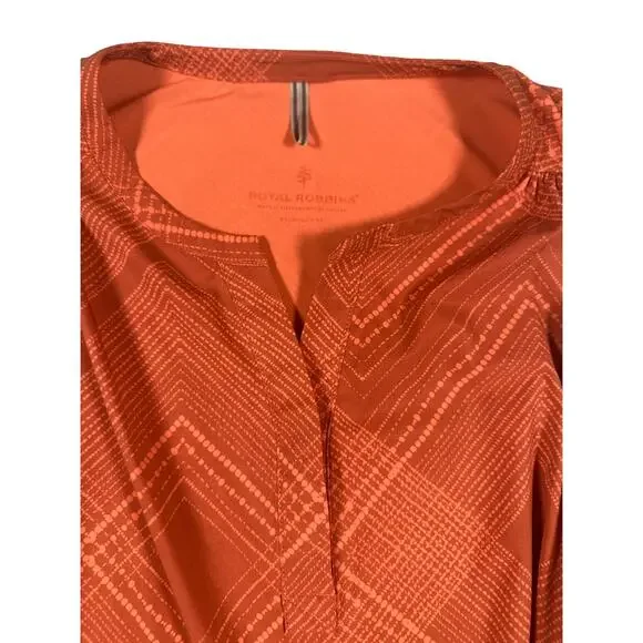 Royal Robbins Spotless Traveler Tank Dress Orange Stretch Lightweight Dress - Picture 6 of 10